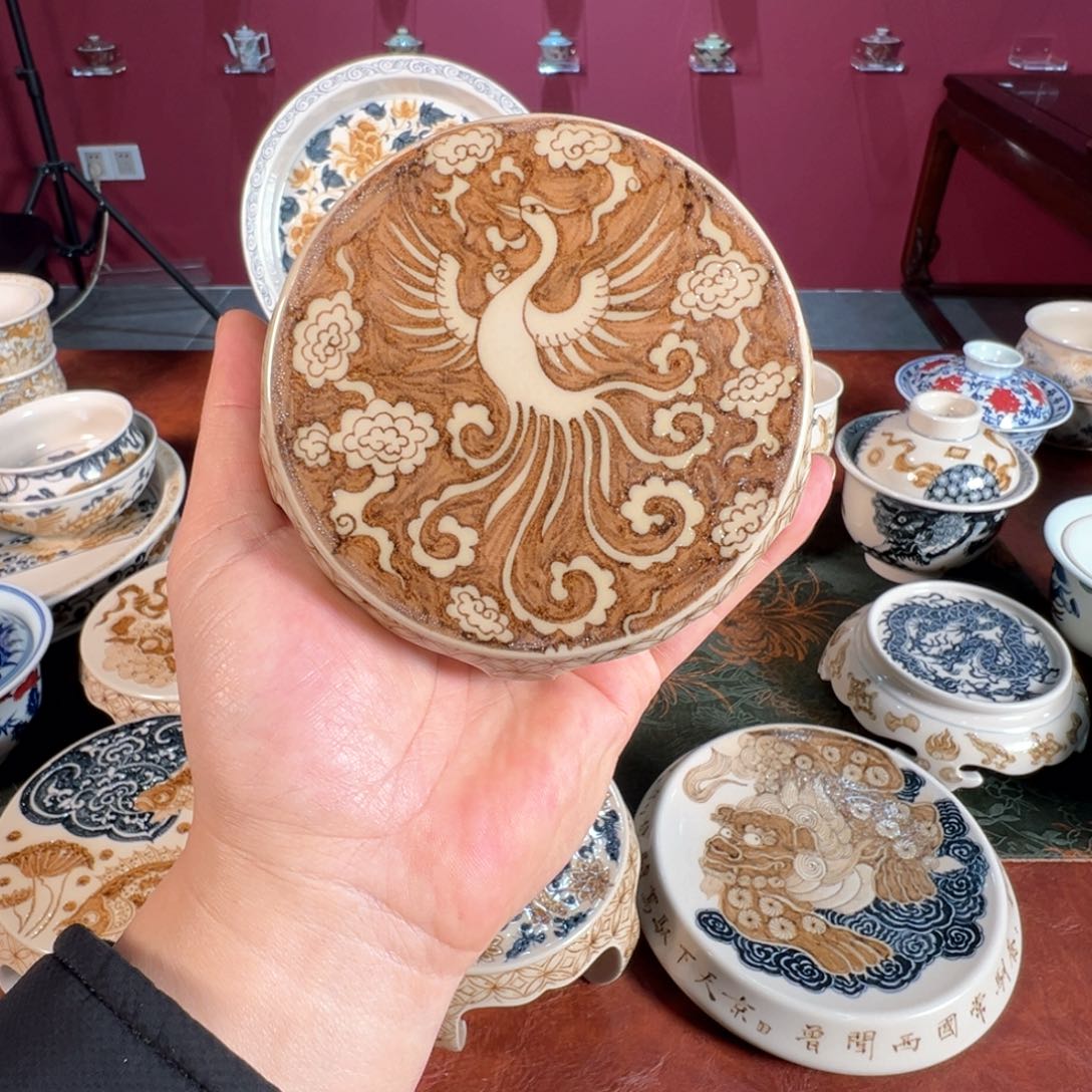 杯?****风景德镇手绘陶瓷