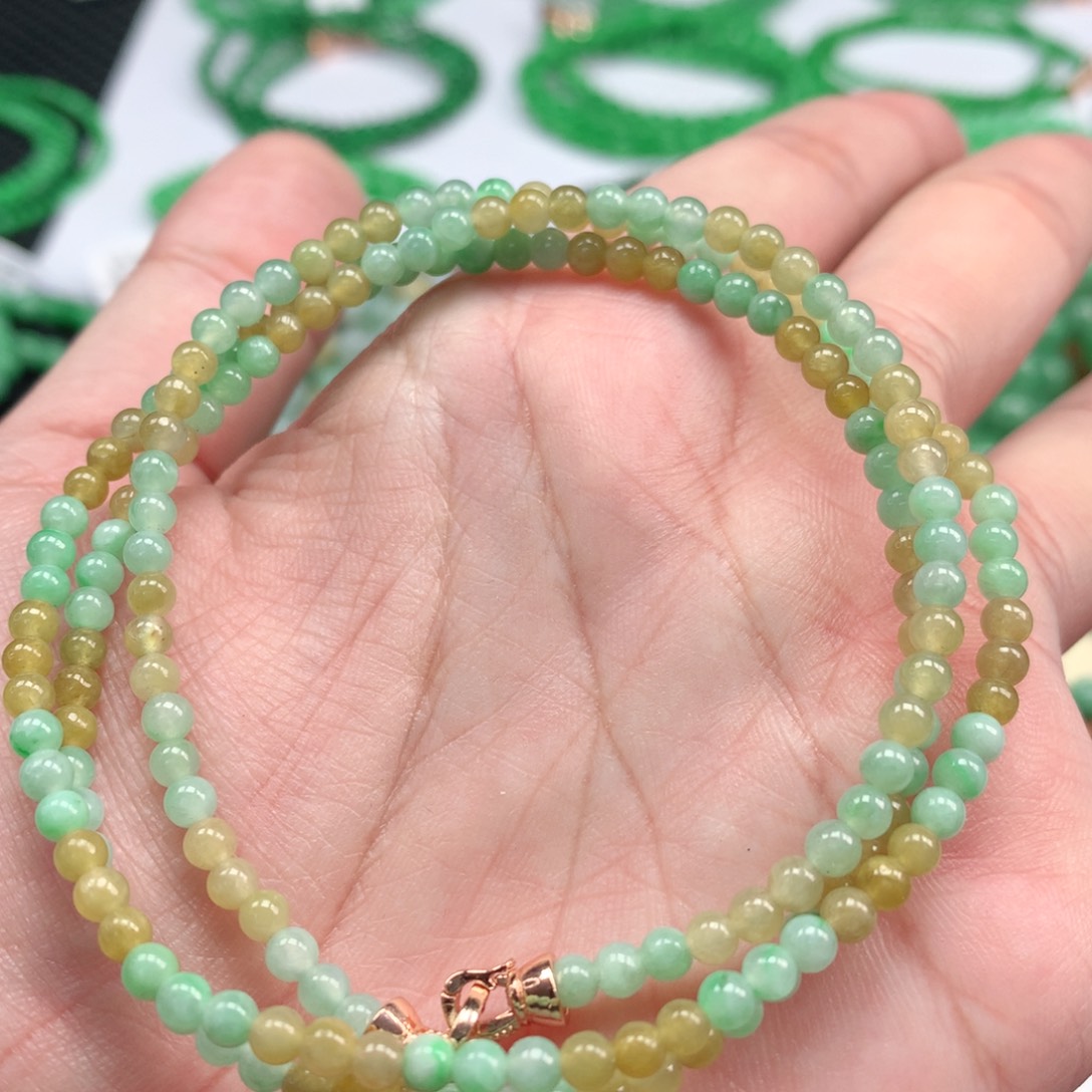 翡翠手链未镶嵌翡翠