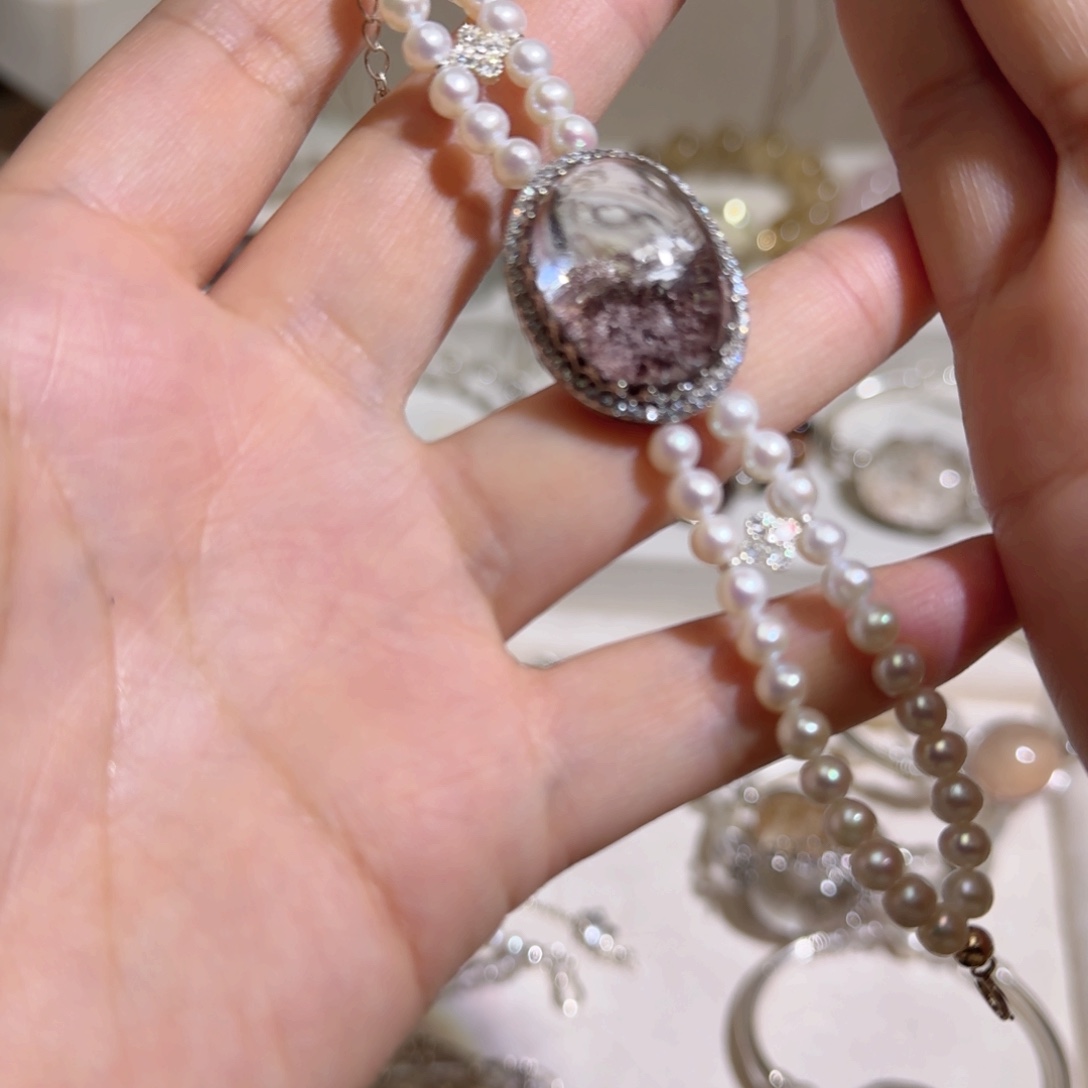 手链水晶银S925镶嵌尺寸465