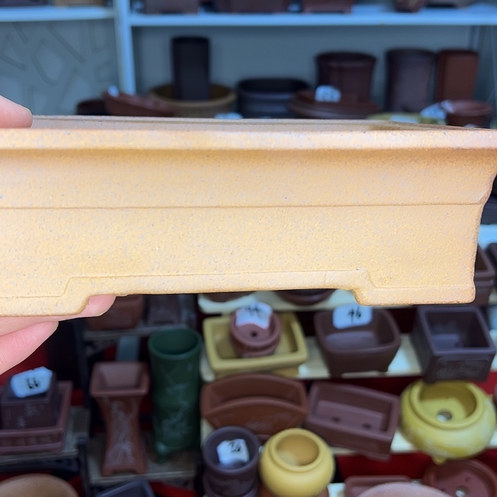 紫砂小花盆小马槽