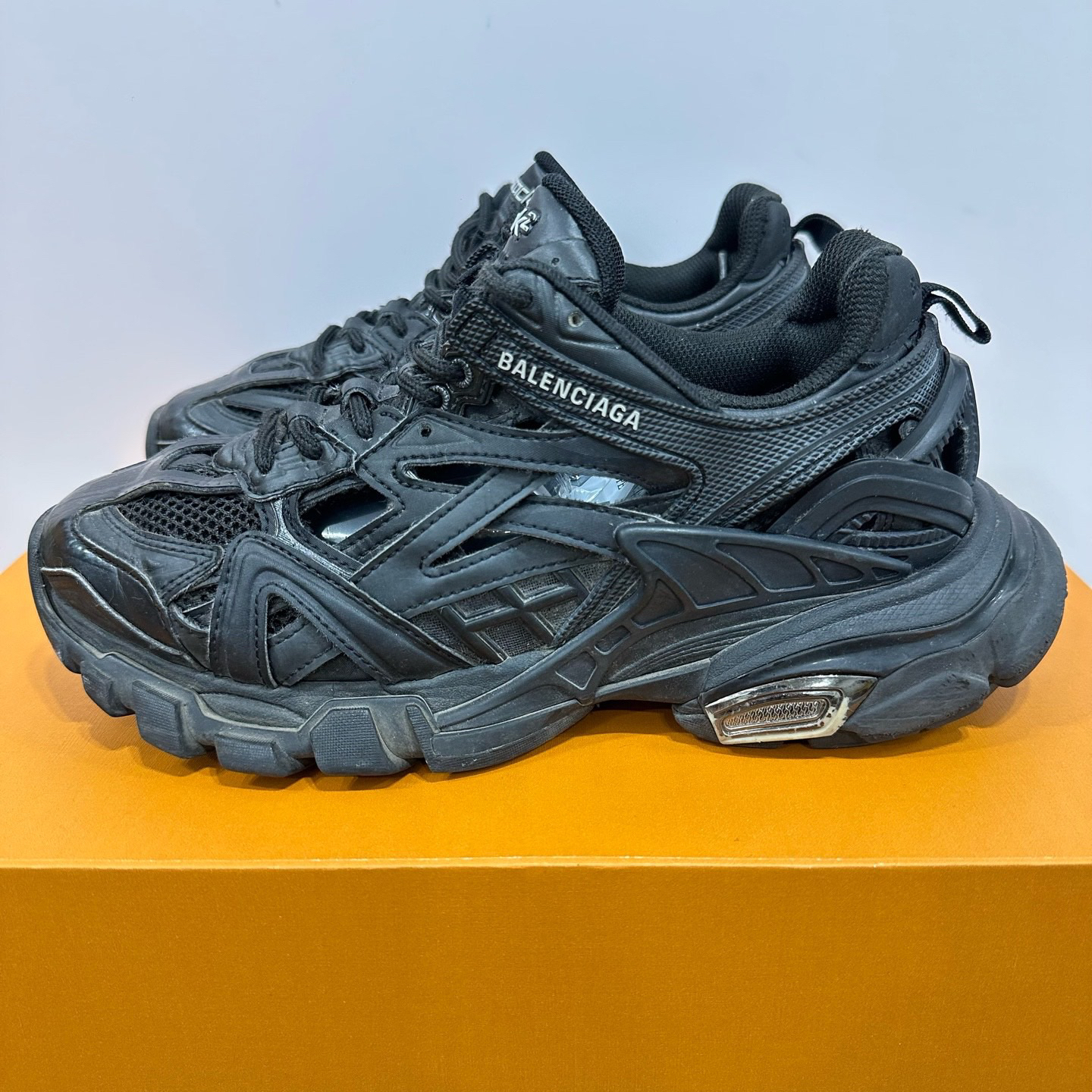 90新 Balenciaga/巴黎世家 37码 巴黎世家 track 2.0黑色老爹鞋