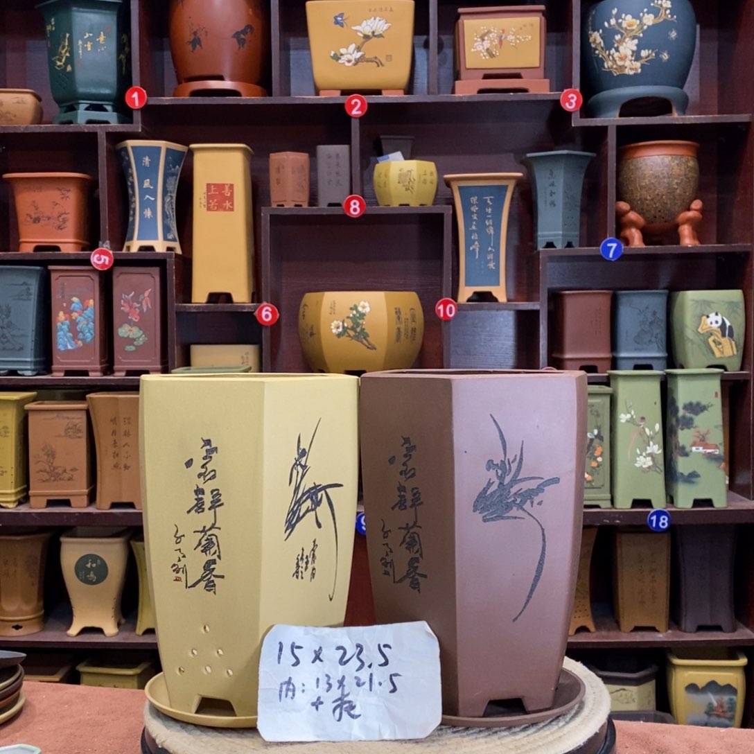 紫砂花盆紫砂艺术