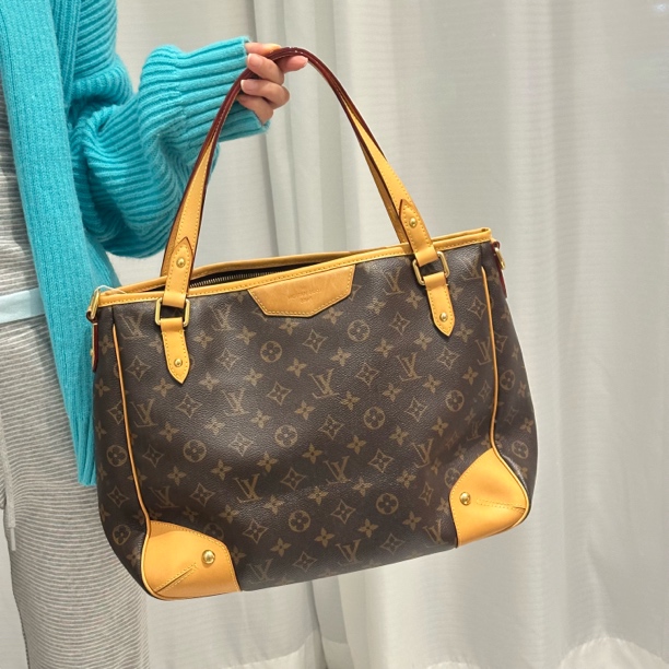 95新 LouisVuitton/路易威登 老花机场手提包/香香