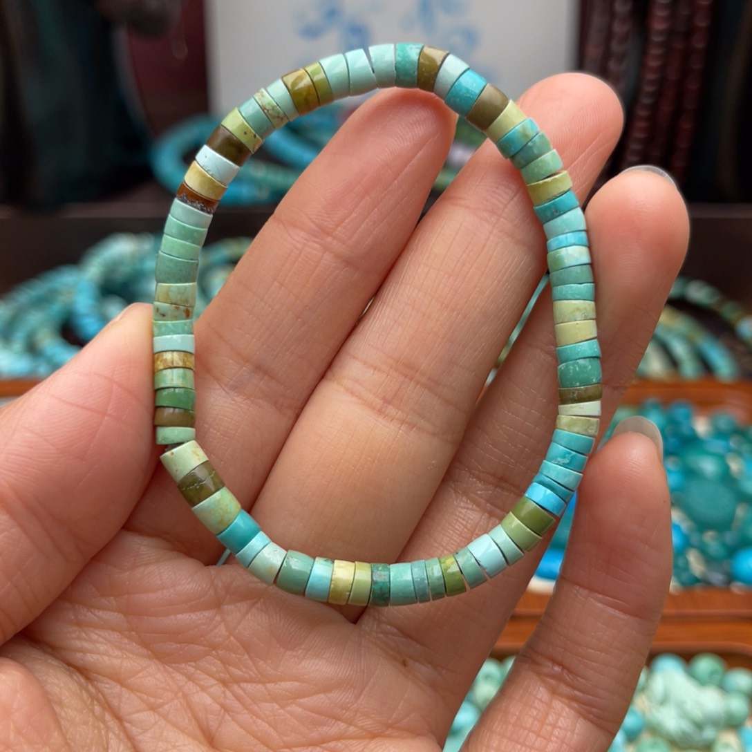 绿松石珠宝奇石未镶嵌