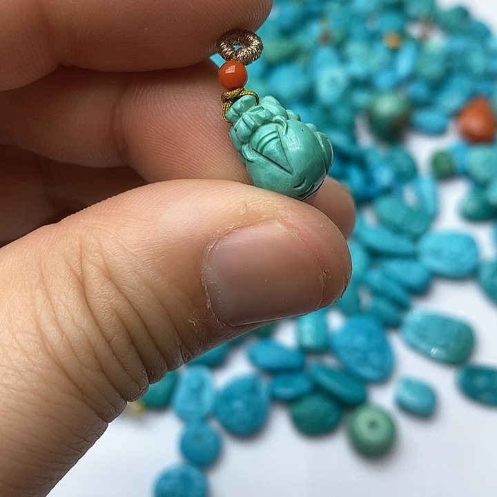 绿松石珠宝奇石未镶嵌