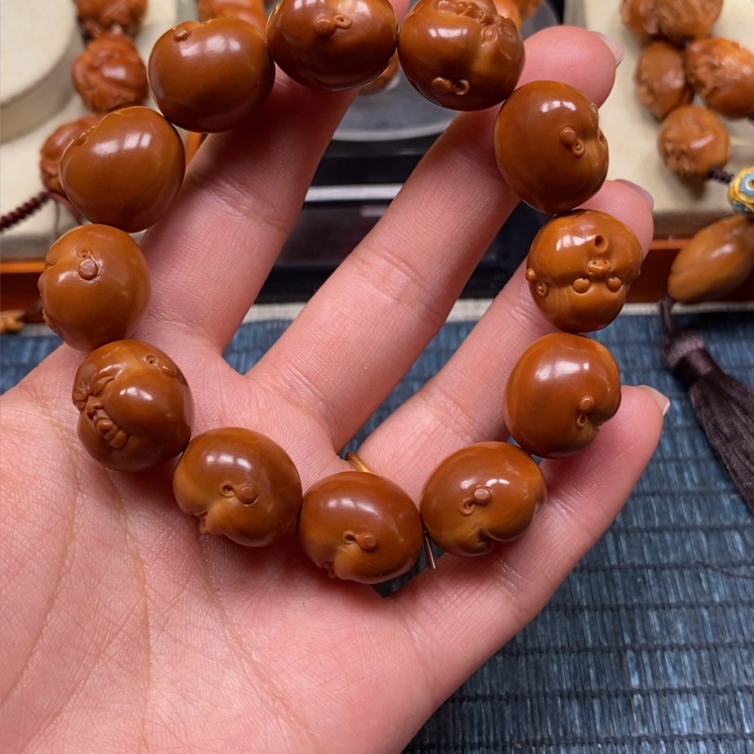 橄榄核手串/手链百态，1.75