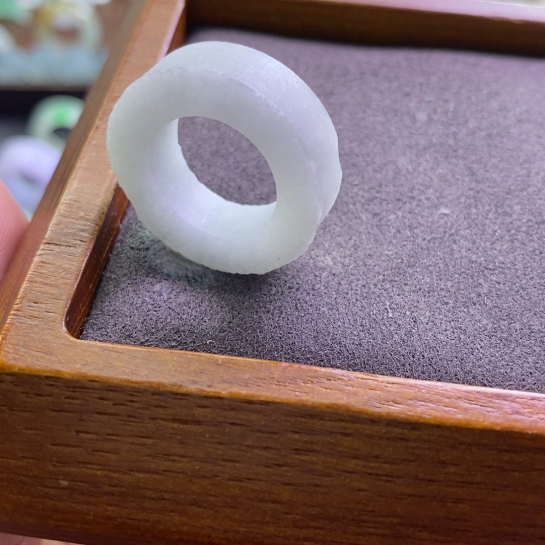 定制翡翠未镶嵌翡翠戒指8-12