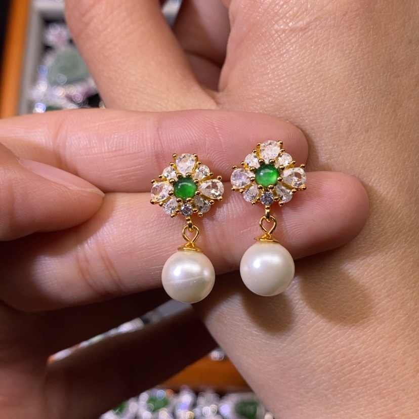 【闪购商品】翡翠颈饰银S925镶嵌天然