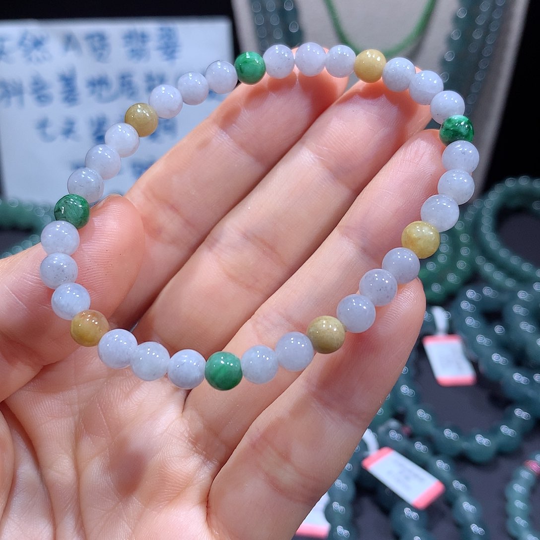 未镶嵌手串翡翠正品纯天然A货翡翠手串
