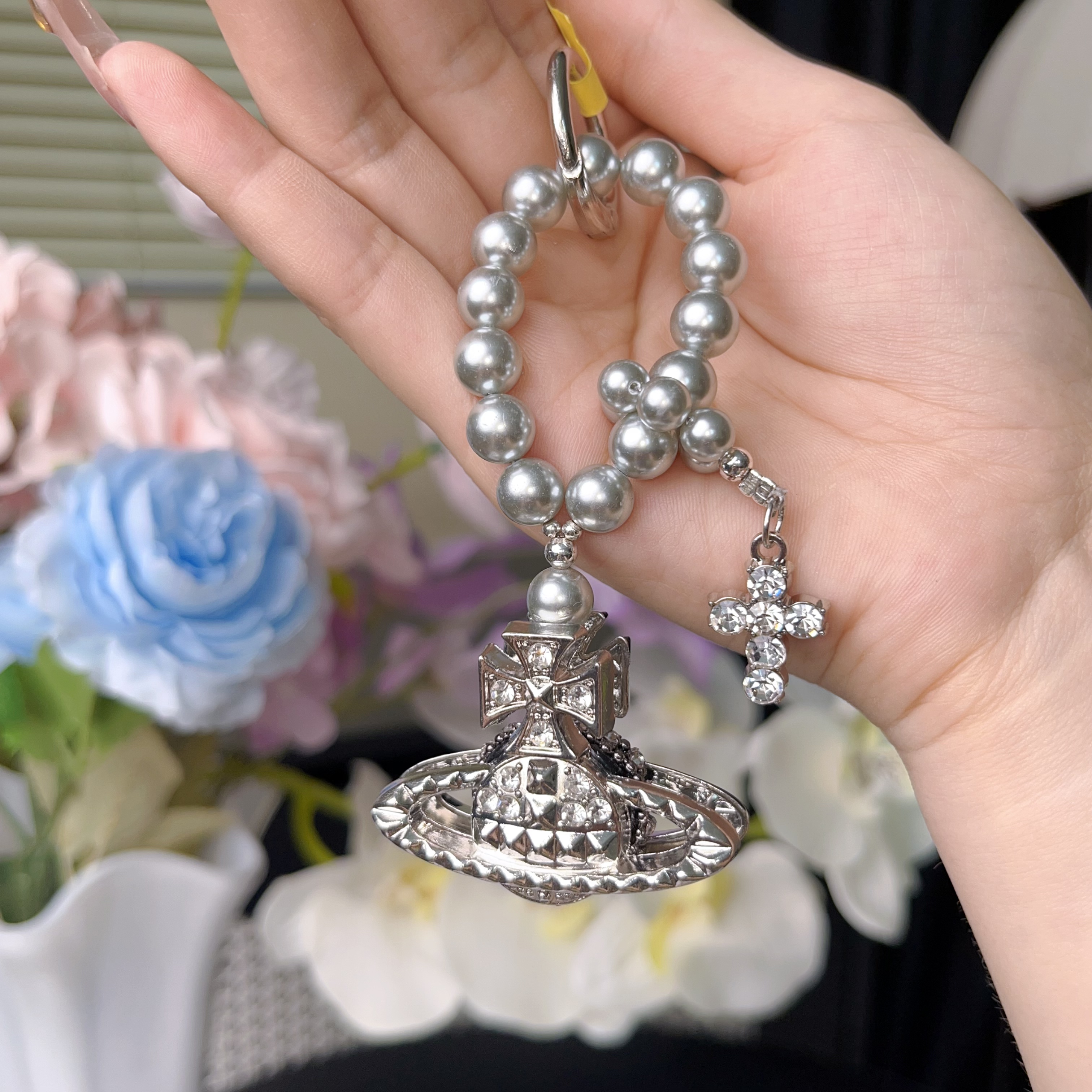 Xbing饰品原创手机挂件防丢手机链挂绳夏季新款038