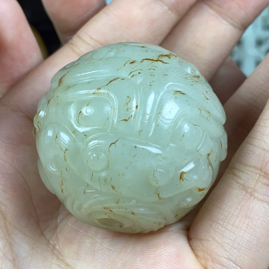 和田玉未镶嵌把件用****6