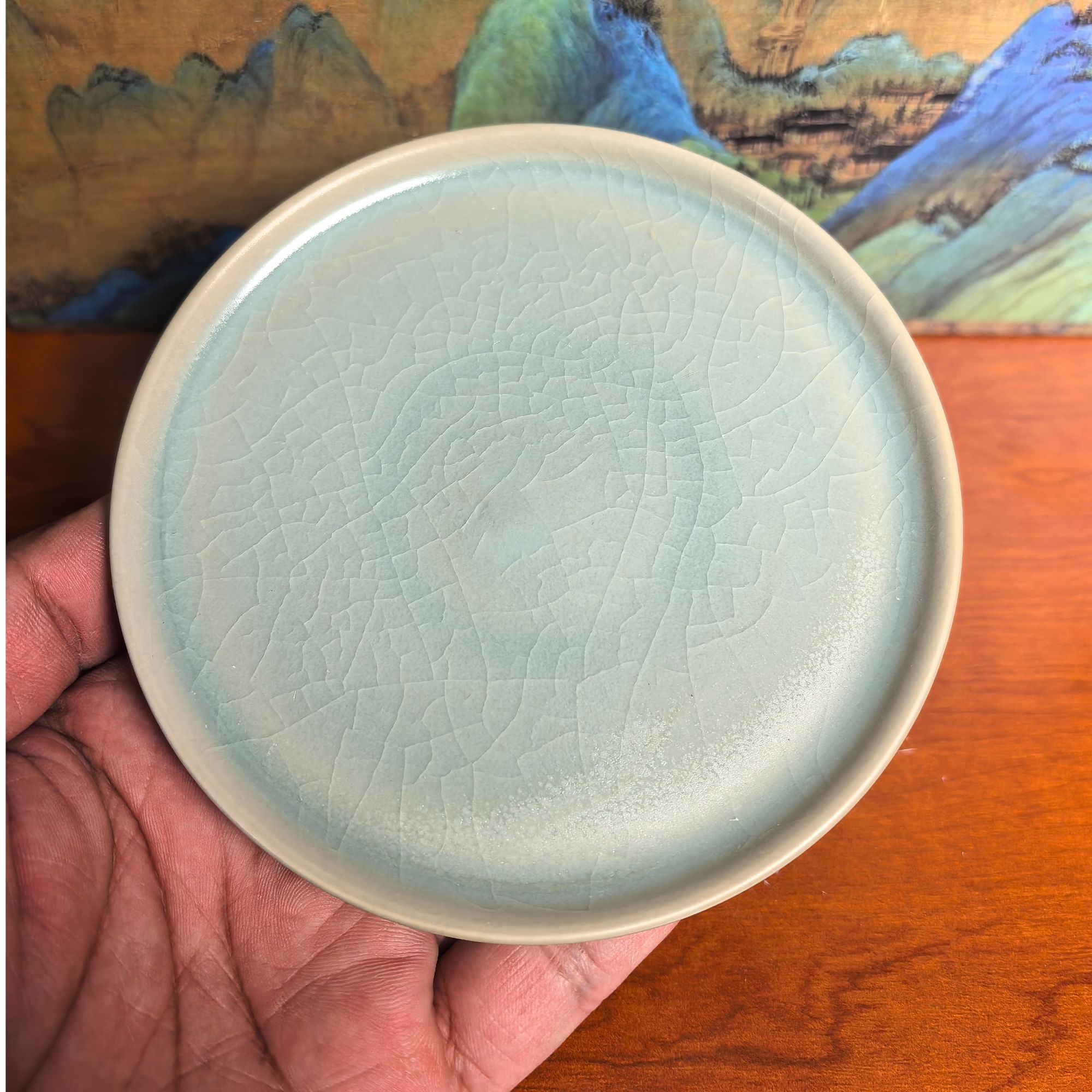 汝瓷仿古釉 杯垫