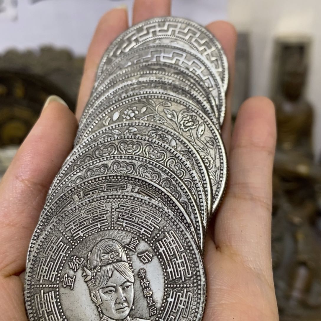 金属华**民复古工艺品12后