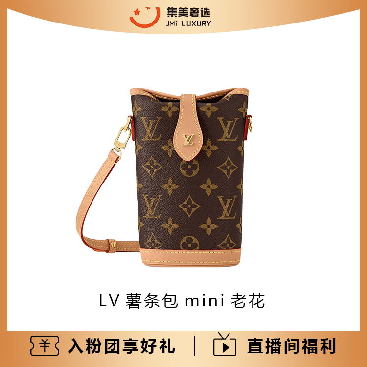 99新 LouisVuitton/路易威登 LV薯条包mini老花包/10500/AM5739
