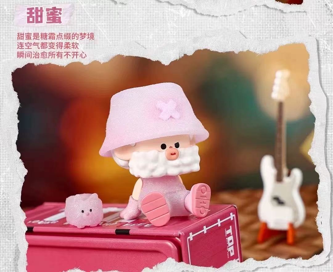 （拆盒）彩色系列盲盒可爱摆件潮玩公仔手办送人