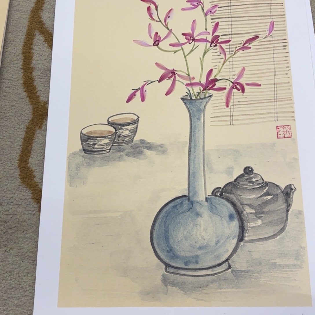 国画30-50卡纸作品艺