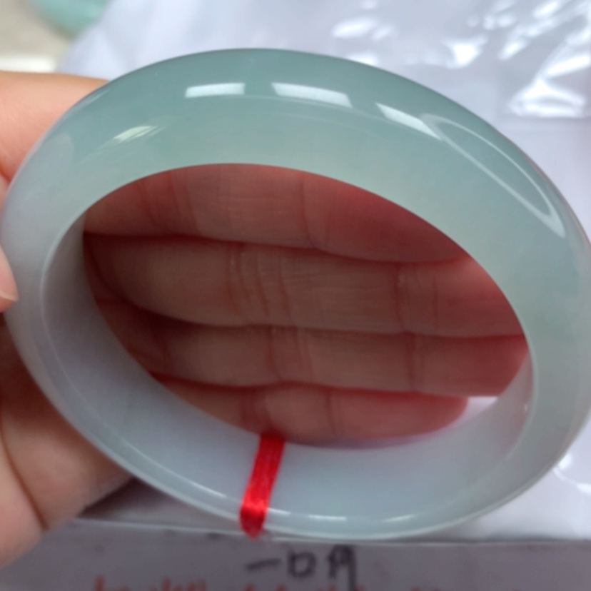 【闪购商品】翡翠手镯未镶嵌冰晴果冻手镯5657圈9号
