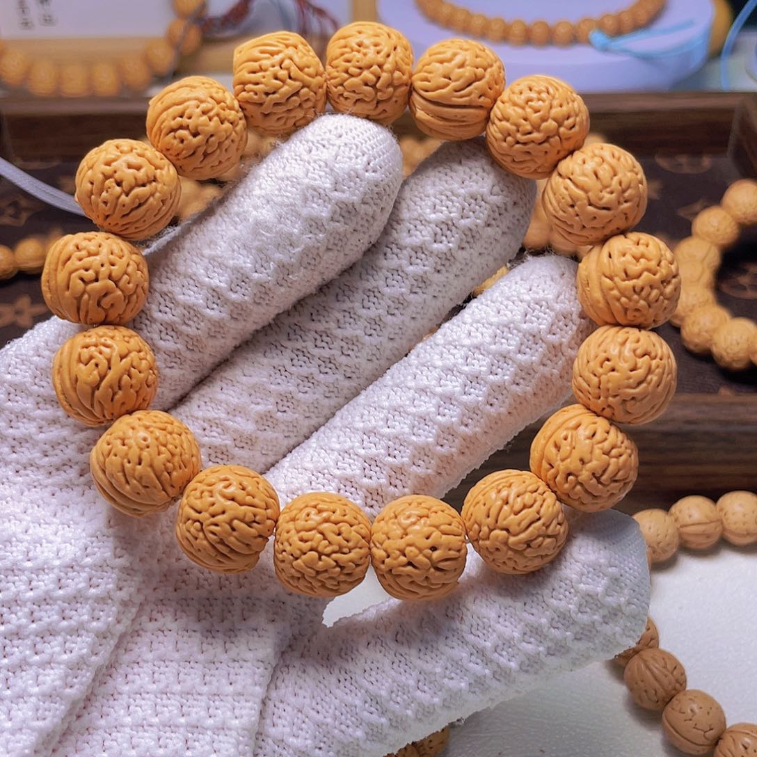 自***男核桃木/黑胡桃（胡桃木）16肌肉纹野生桃核