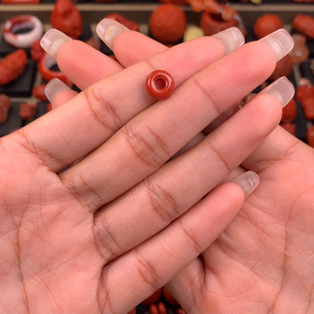 南红玛瑙未镶嵌卡环9