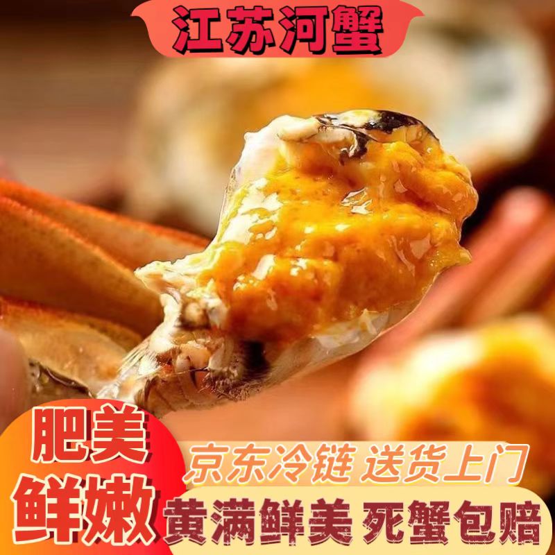 【大闸蟹】江苏大闸蟹 2.7-2.3两，全母到手10只，顺丰京东冷链直发