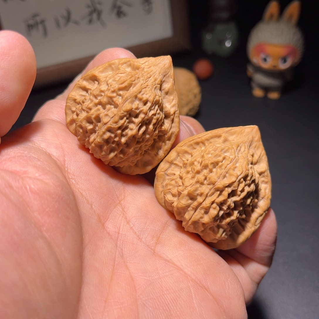 文玩核桃把件38.5mm全品无药朱雀