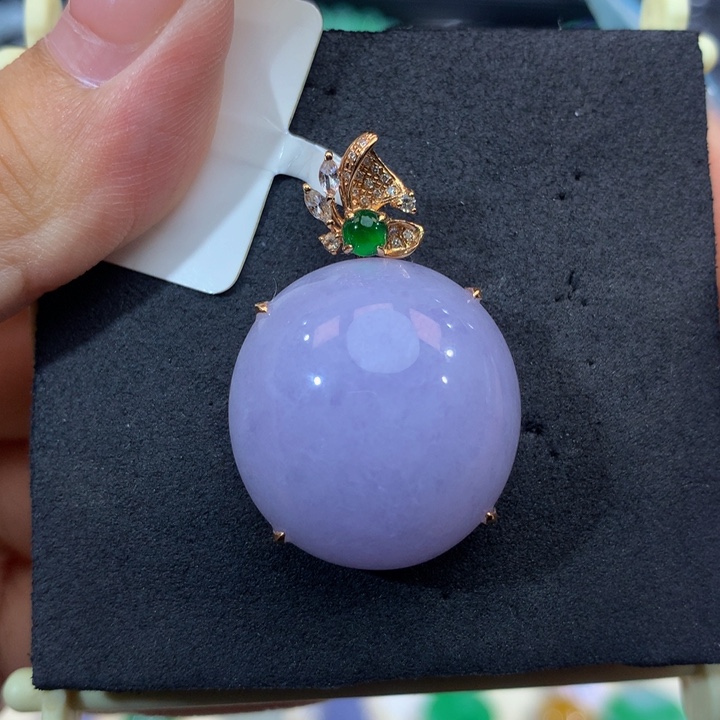 18K金镶嵌手链翡翠翡翠