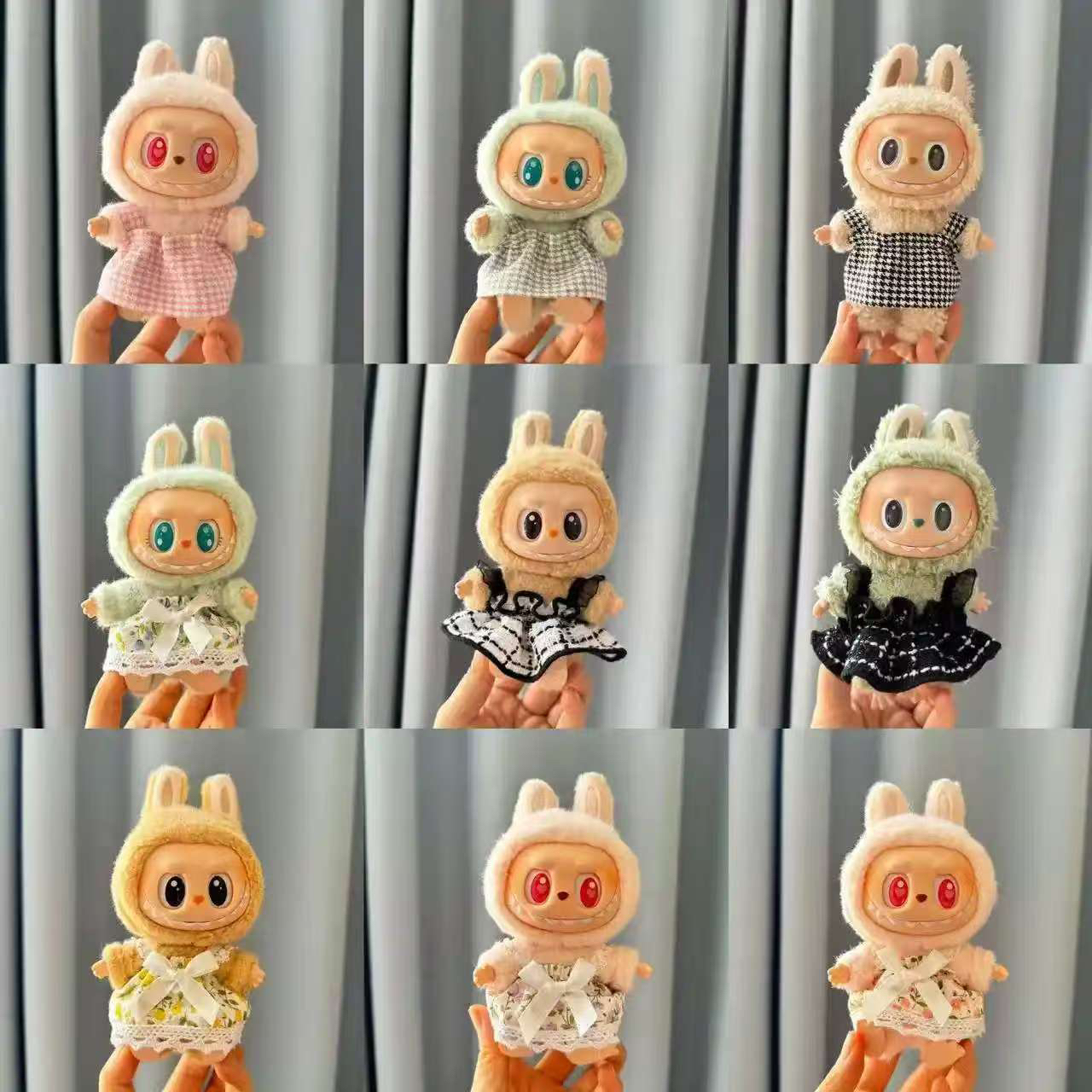 可爱新款3.0马卡龙搪胶毛绒公仔玩偶潮玩文创礼盒