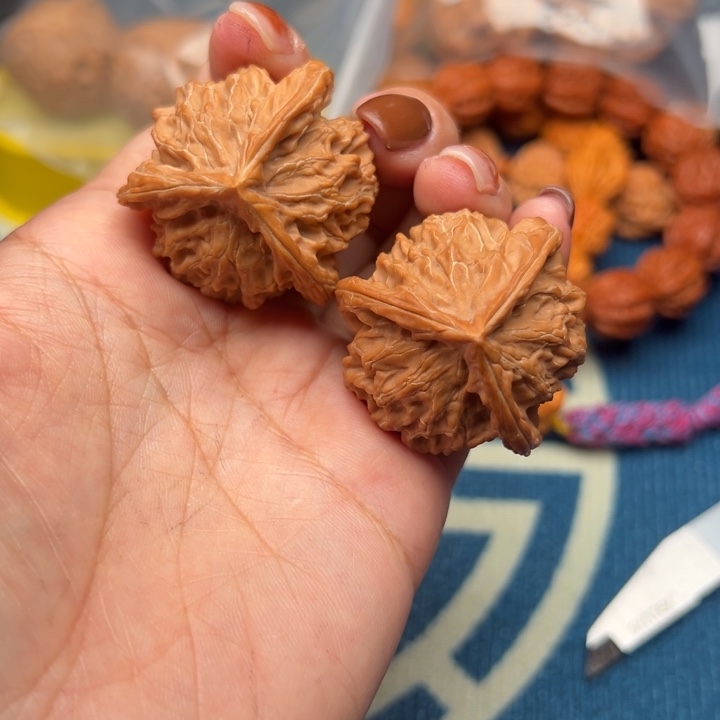 吊坠桃核文玩核桃三棱