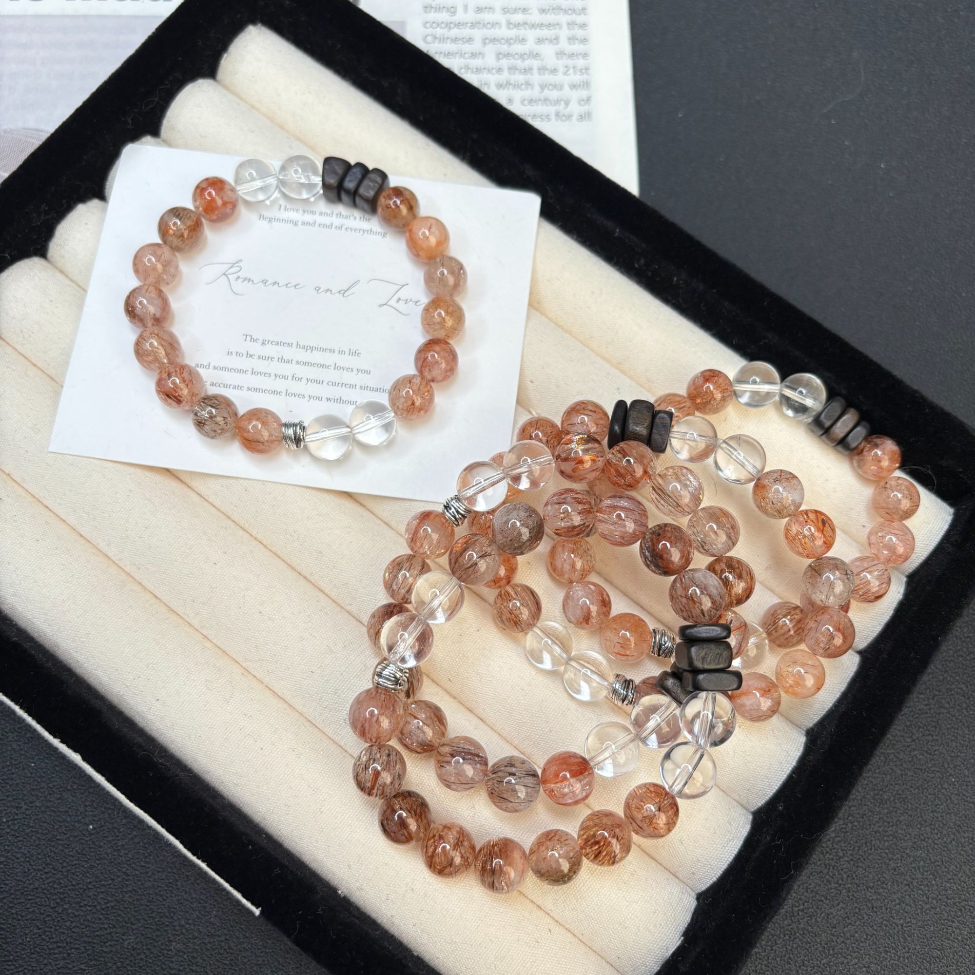 [云烟]天然水晶轻奢手链多样性发一 T1379