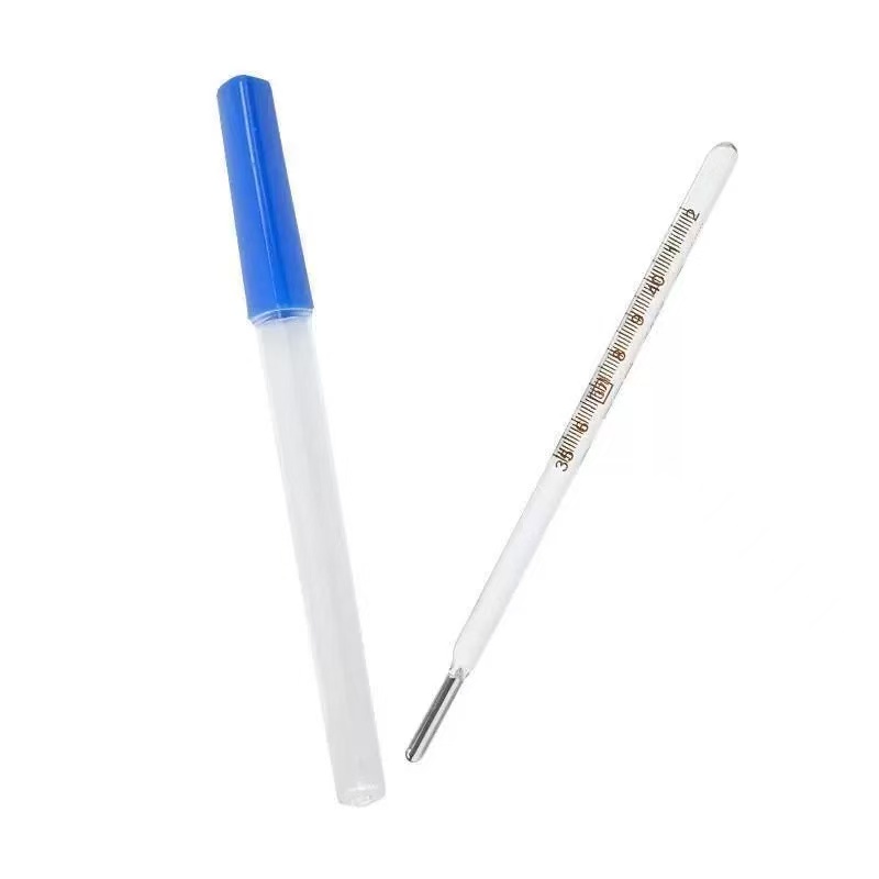 （单只装）水银体温计玻璃温度计腋下式高精度精准家用