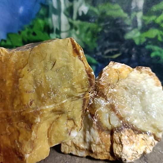 蛇纹石玉未镶嵌珠宝奇石
