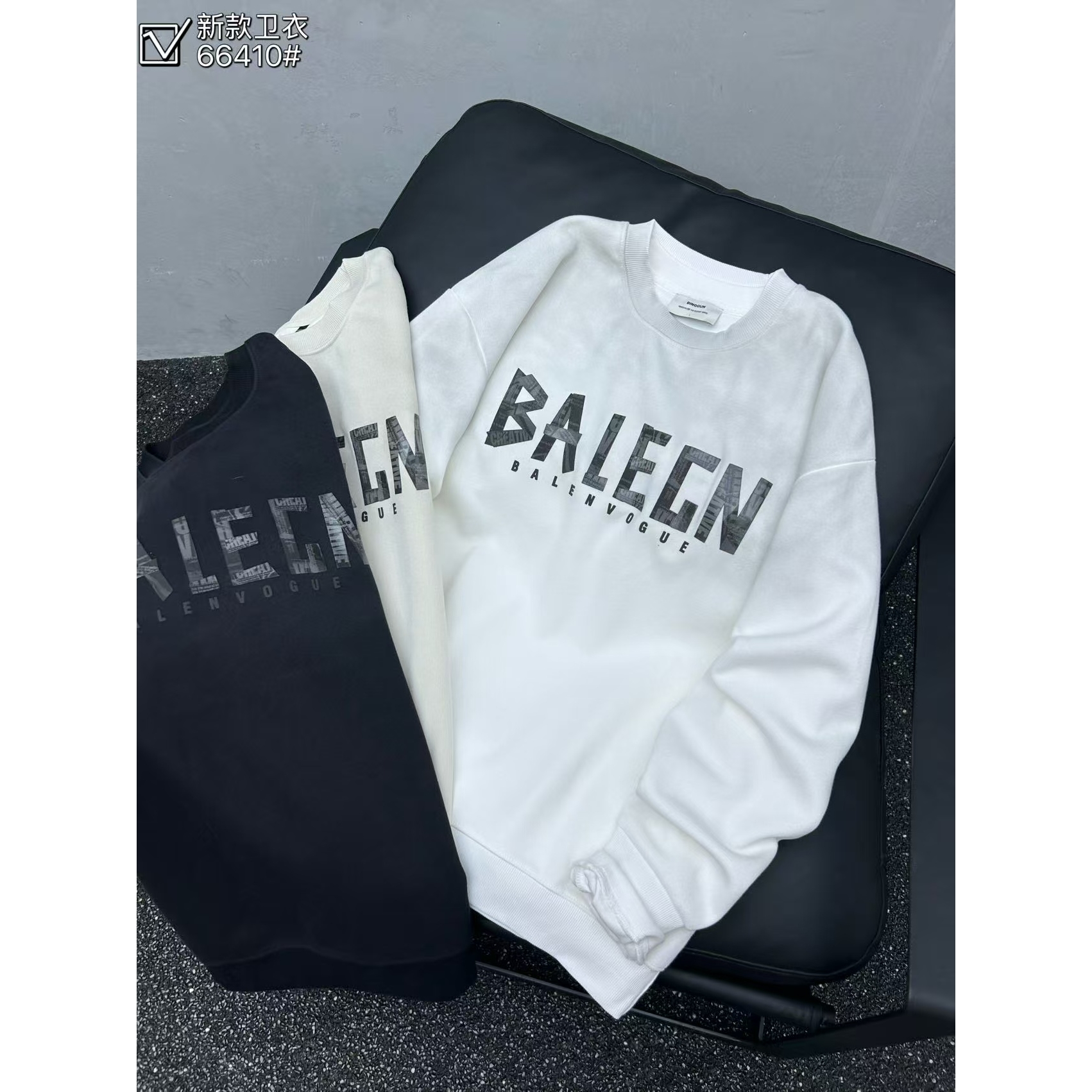 YLZ（1nz66410#）字母印花！圆领宽松休闲套头卫衣 10-19