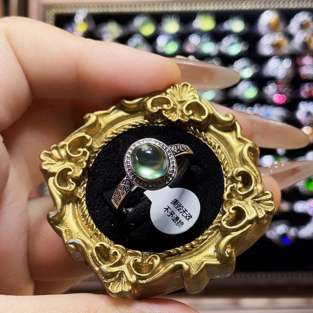 925银葡萄向上银戒指