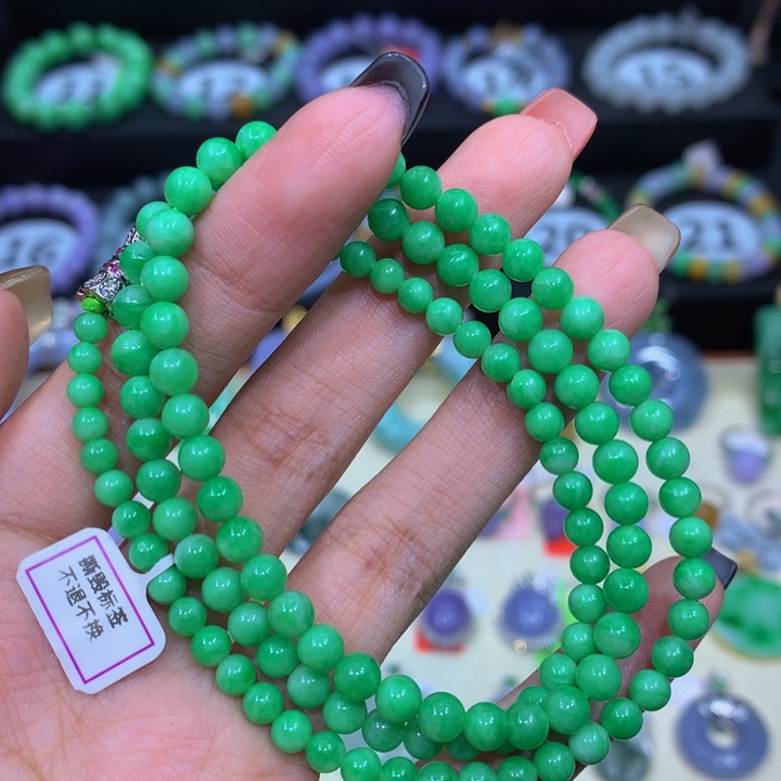 翡翠未镶嵌手链翡翠