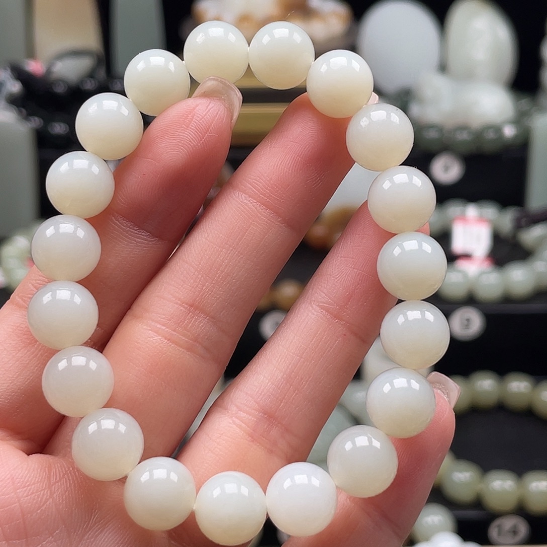 和田玉未镶嵌手链