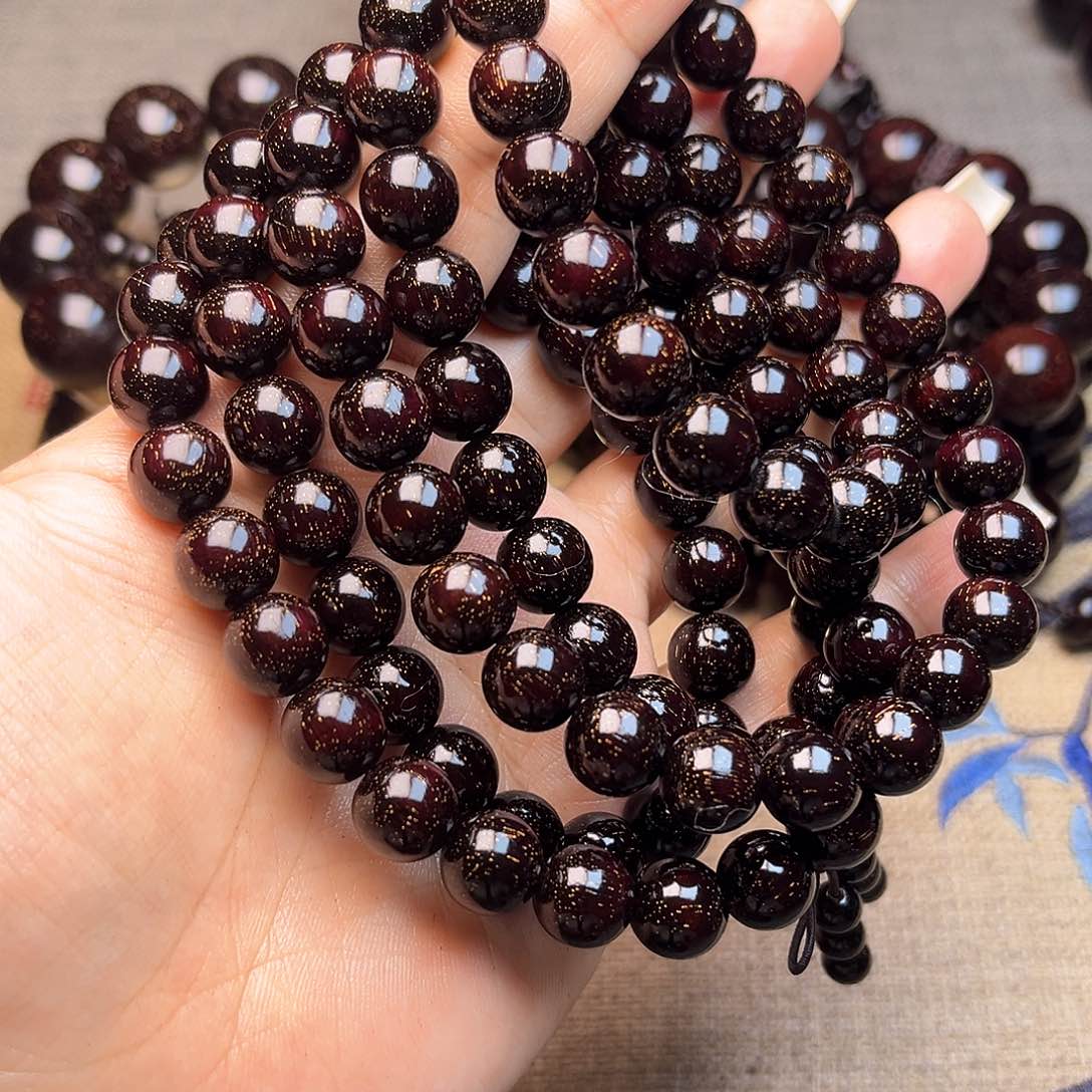 檀香紫檀（小叶紫檀）1.0 108颗满天星