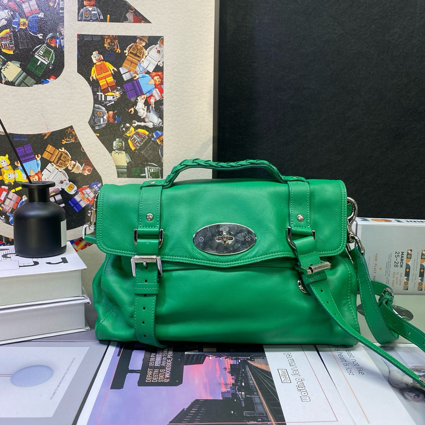 95新 COACH/蔻驰 22789斜挎包30*22