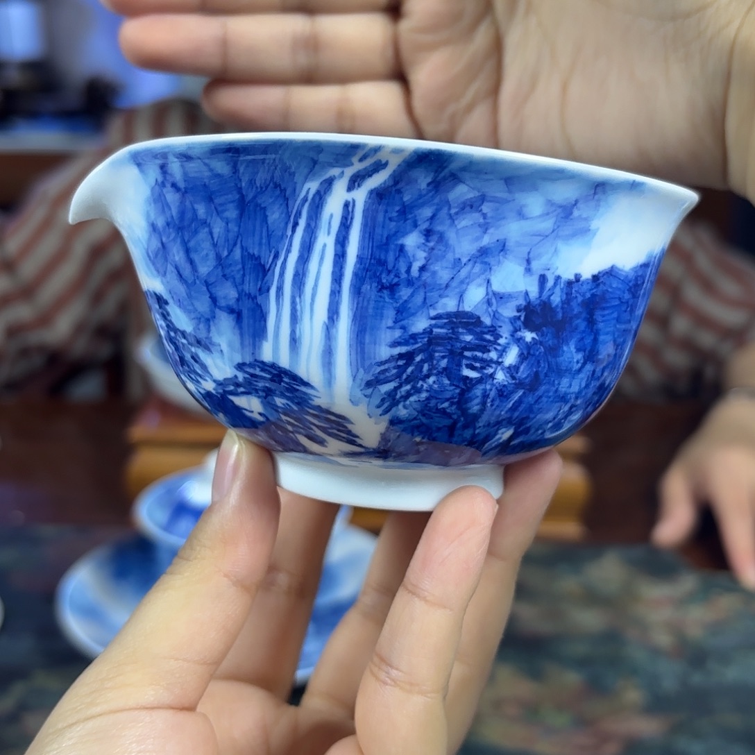 国一王老师手绘山水