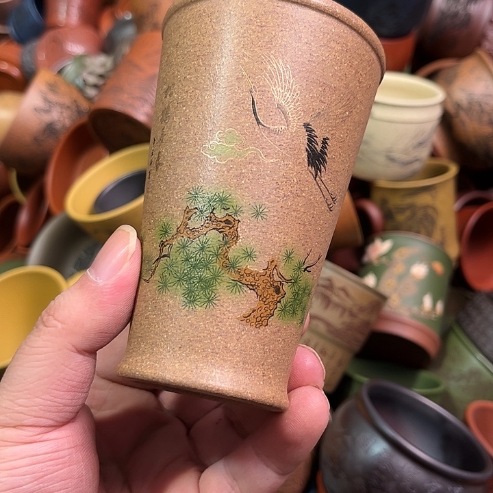 紫砂茶杯全手工紫砂主人杯