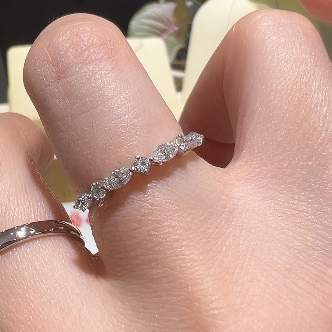 18K金镶嵌实验室培育钻石