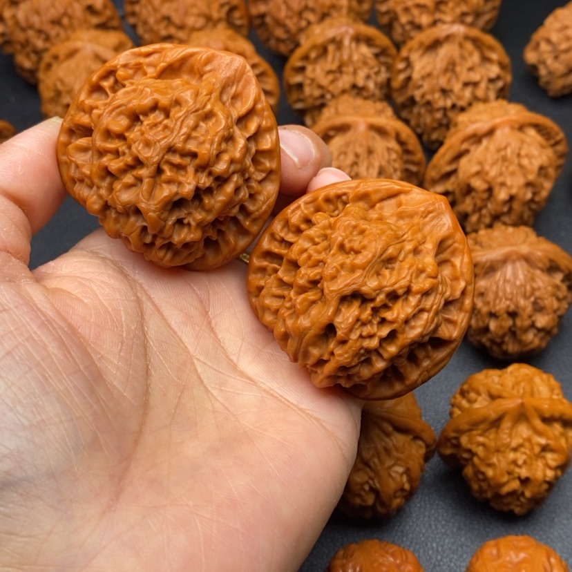 【闪购商品】文玩核桃把件46官帽