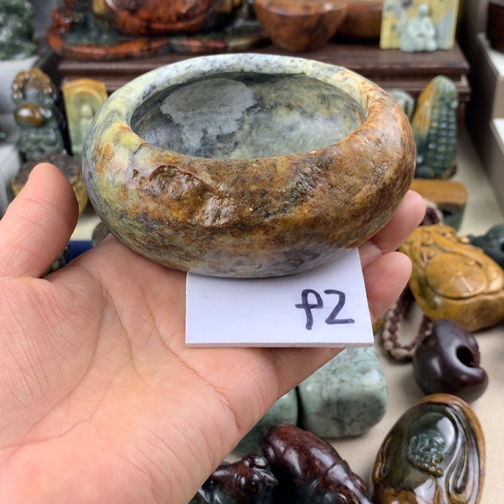 岫岩河磨玉（透闪石质玉）小摆件未镶嵌