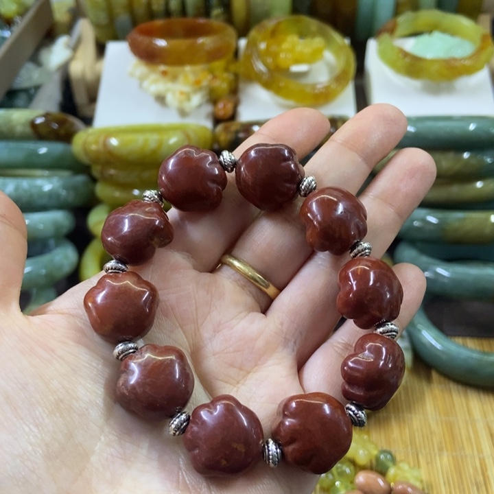 蛇纹石玉未镶嵌手串