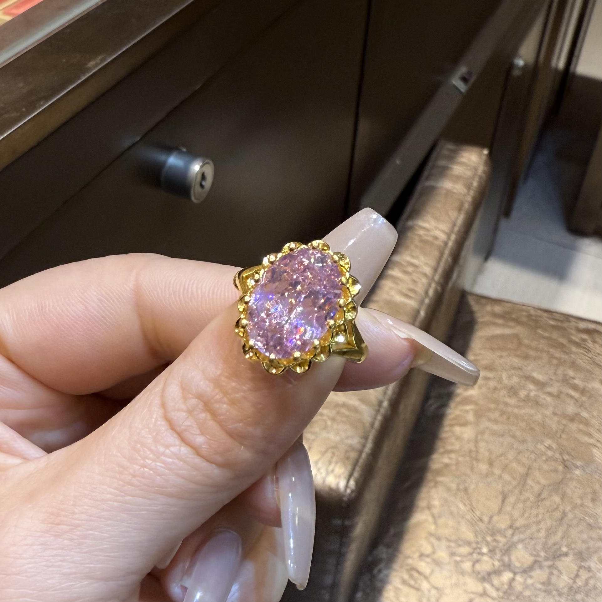 足金999时尚戒指5D黄金快速链接