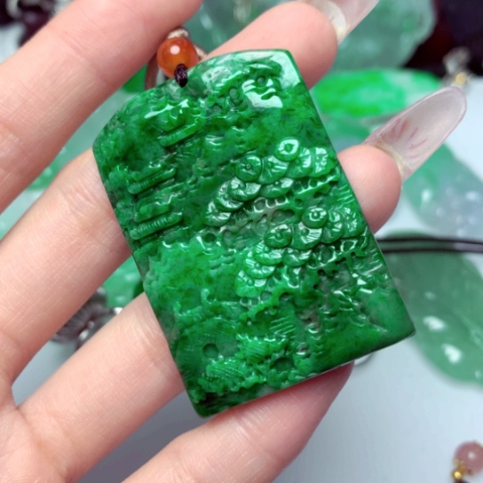 翡翠吊坠(不含链)未镶嵌