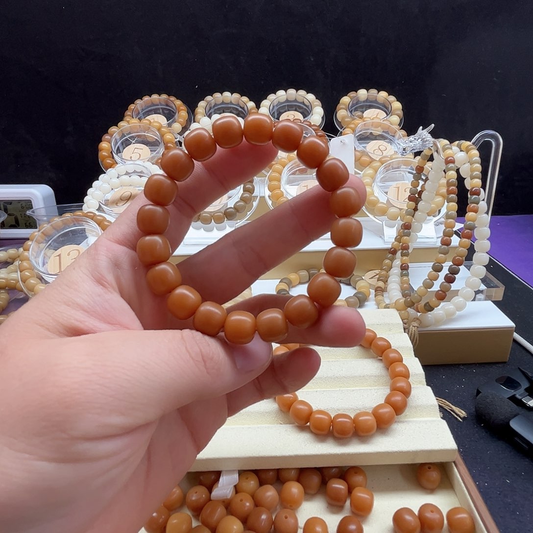 金****吊坠菩提根/象牙果11×10老料砂纸干磨单圈福利