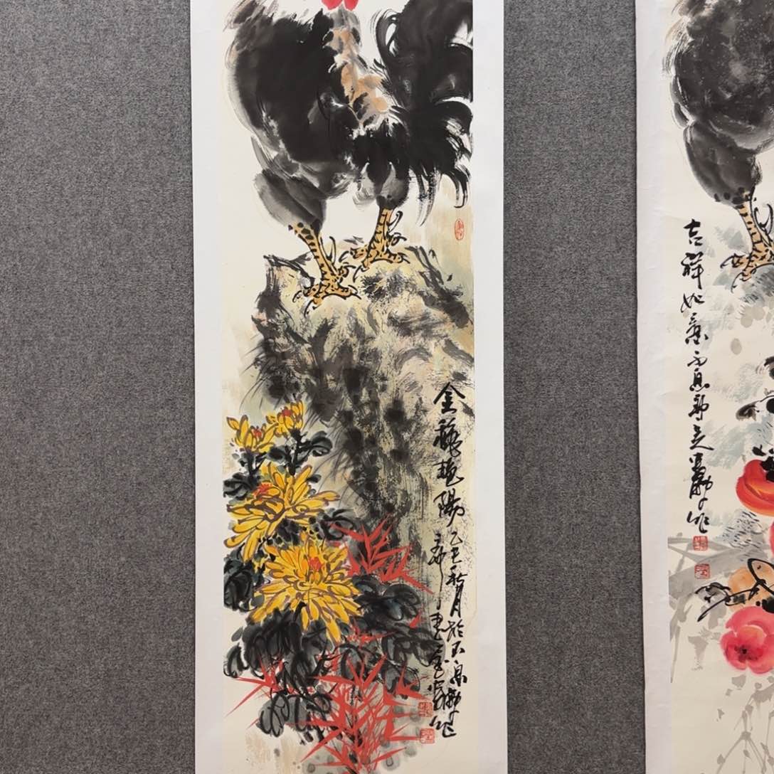 国画娄鹏老师手绘作品