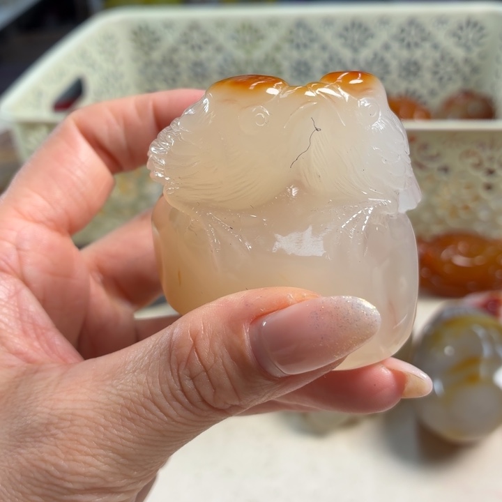 玛瑙/玉髓未镶嵌吊坠(不含链)