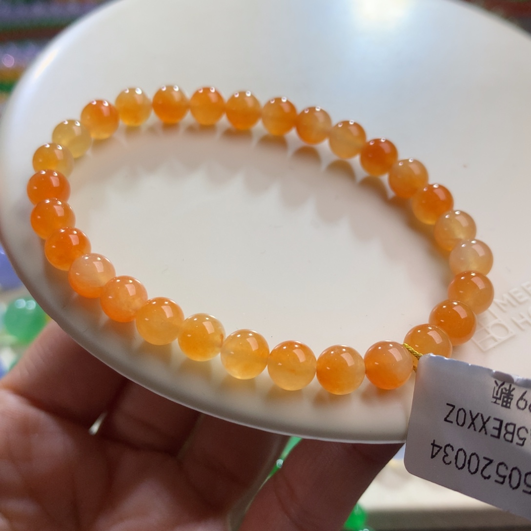 翡翠未镶嵌手链卡6