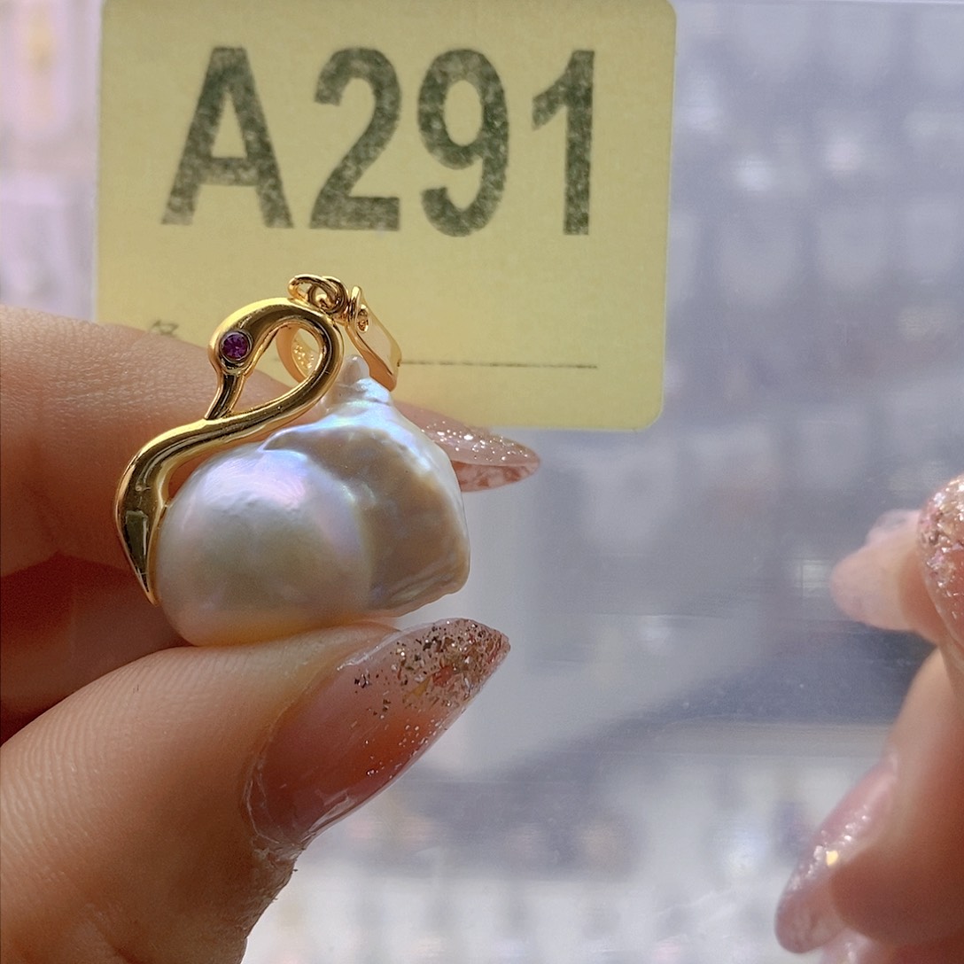 淡水珍珠颈饰银S925镶嵌